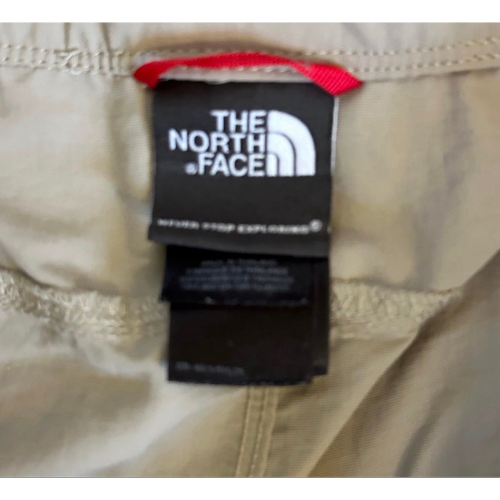 The North Face Men’s Short Court Khaki Tan Outdoor Hiking Cargo Pants Sz 38 - Picture 4 of 8